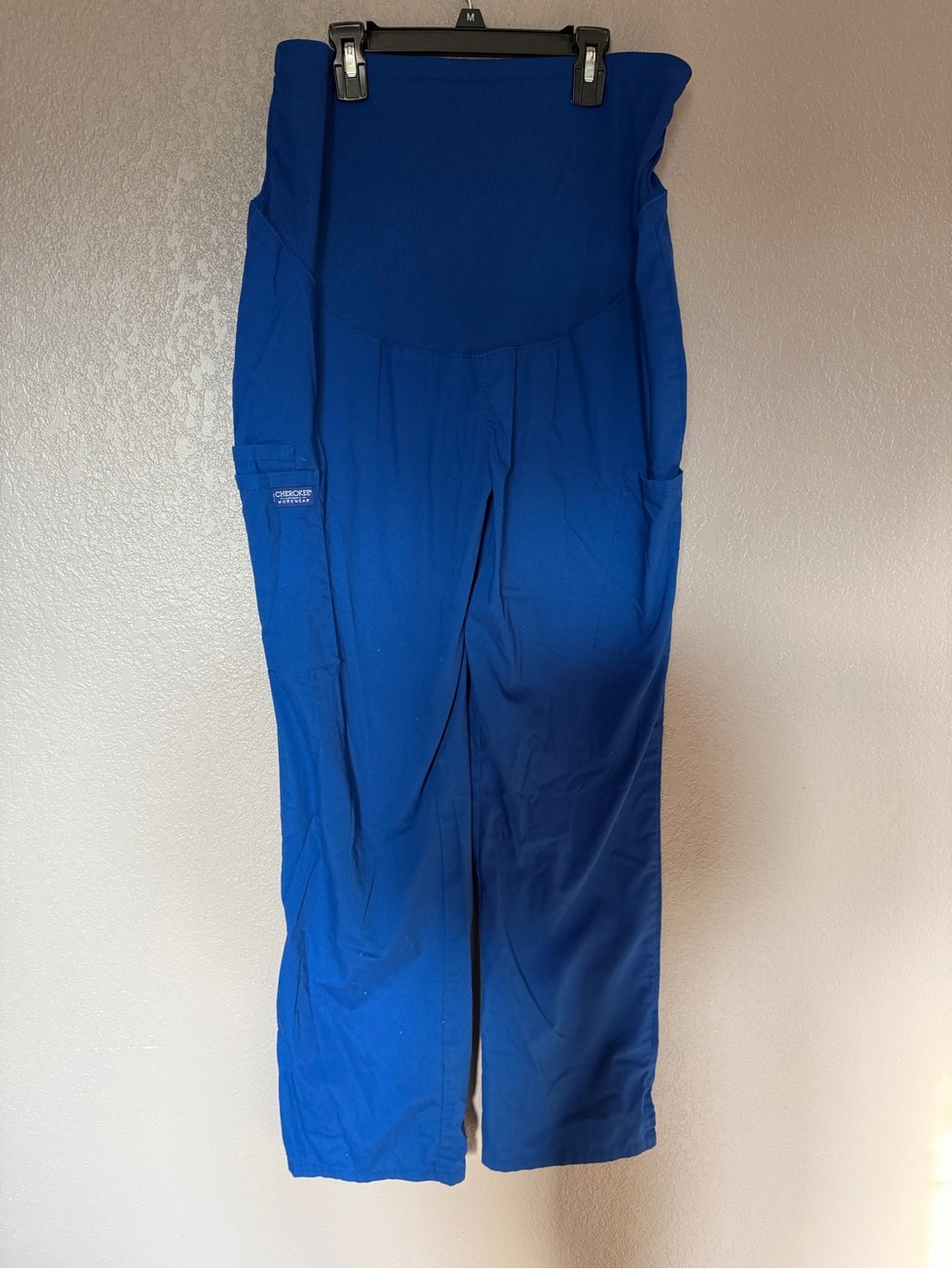 Cherokee Royal Blue Maternity Scrub Pants